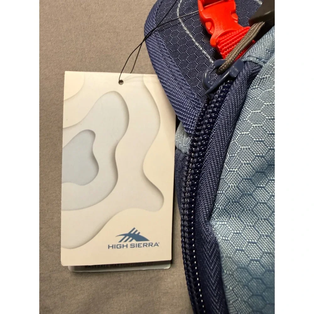NWT High Sierra Baseball Hat Fun Lunch Kit Blue Honeycomb Insulated Bag NEW